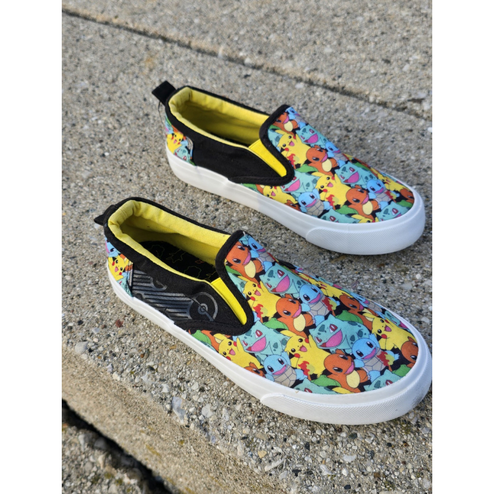 Pokemon Ground Up Canvas Slip-on Kids Shoes Sneakers Youth US Size 3. $25 obo